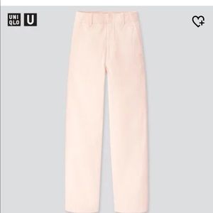 NWT Uniqlo Wide-Fit Curved Pants | Size 4 | Pink